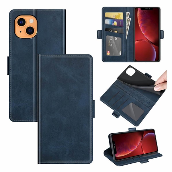 Plånboksfodral till iPhone 13 Pro Max blå