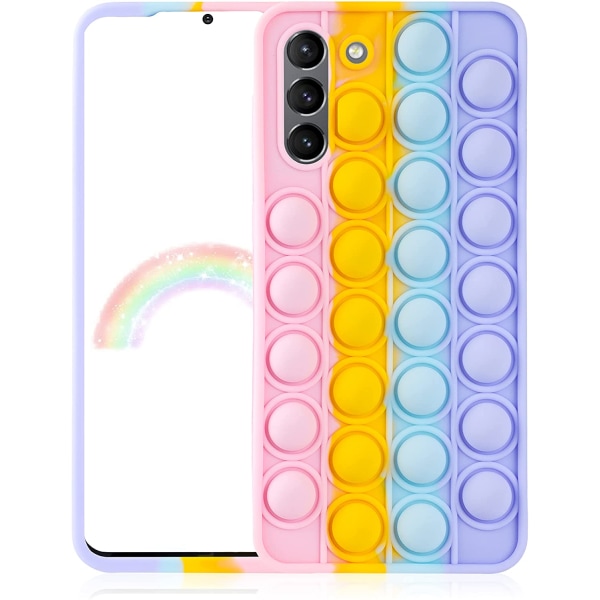 Popit fidget skal Färglad - Samsung s21 Plus (samsung modeller) Samsung S21 Plus
