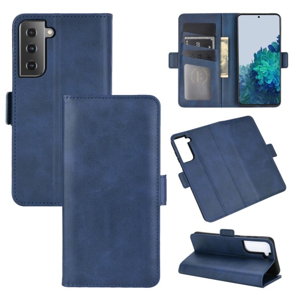 Plånboksfodral till Samsung Galaxy S21 Ultra blå