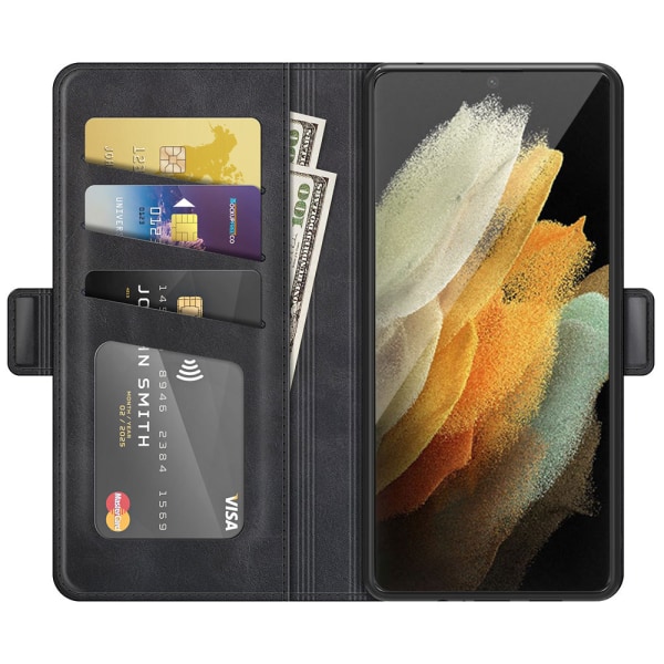 Plånboksfodral till Samsung Galaxy s22 Ultra svart