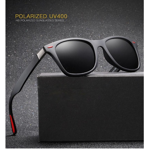 Trendiga Polariserade Solglasögon - Olika färger (C1) BlackAsh C1