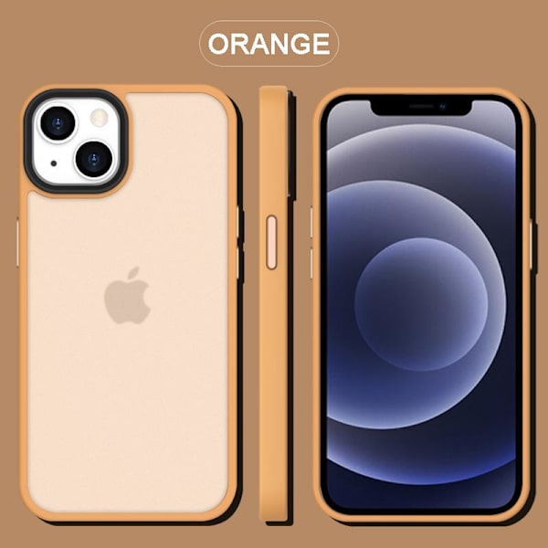 Silikon greppvänligt skal till iPhone 13 Pro orange