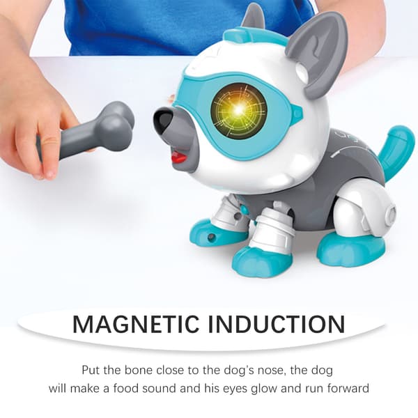 DIY Intelligent Interaktiv Pedagogisk Robot Hundeleke Gave til Barn Gutter Jenter