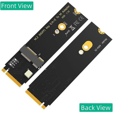 M.2 NGFF A+E-nyckel till M.2 M-nyckel WiFi/Bluetooth-adapterkort för Intel AX200/AX201/AX210