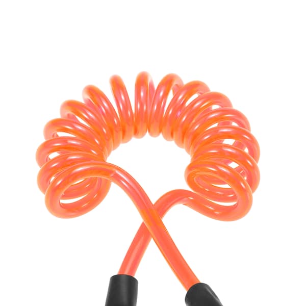 Innpakket ankelstropp for surfing og SUP 1,2m/4ft elastisk med borrelås TPU