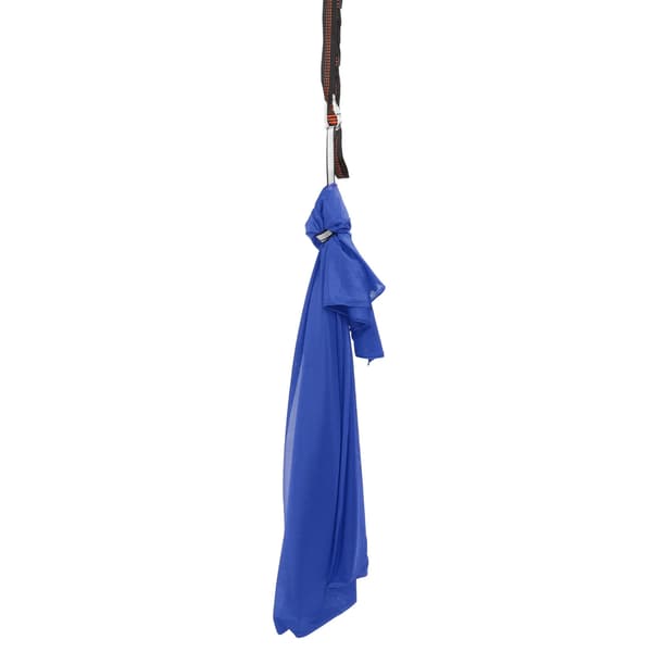 Elastisk hengekøye for barn, komfortabel polyester, sensorisk yoga, innendørs og utendørs, blå