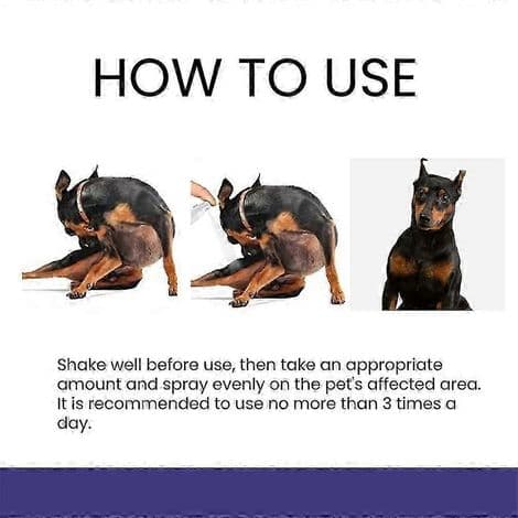 Ny hydrocortison spray til at lindre kløe hos hunde og katte