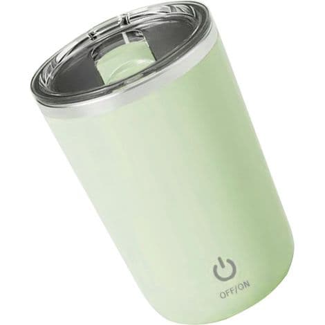 350 ml automatisk magnetisk kaffekrus. Vaskbart. Med indvendig foring af rustfrit stål til mælk.