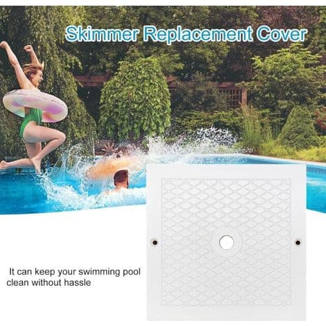 Skimmerlåg - 25,4 cm - Til pool- og spaskimmer - Højkvalitetsplast - Enhed