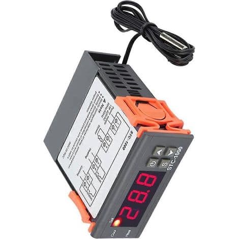STC-1000 Digital temperaturkontroller 110-220V. Termostat. Termoregulator. Inkubatorrelé. 10A LED