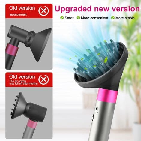Diffusor - För Dyson Airwrap Styler HS01 HS05 - Hårstyling: Lockar, Vågor, Frizzfritt - 1 Styck