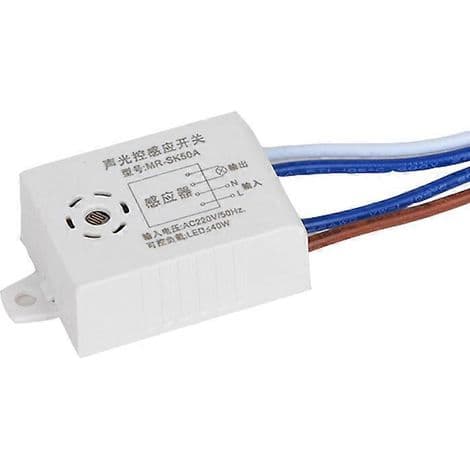 MRSK50A smart switchmodul för hemförbättring. Ljud- och röstdetektor, 220V. Smart