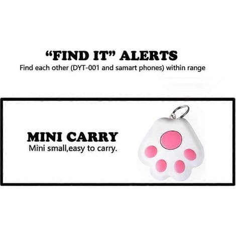 Mini GPS-tracker til hunde. Bærbar Bluetooth smart anti-tab enhed til bagage/børn/kæledyr