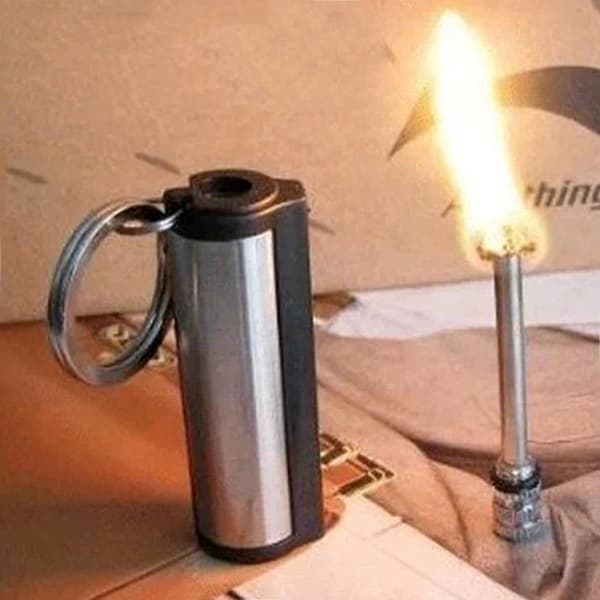 Pakke Jordnødde-lighter, Permanent Rustfri Stål Lighter til Camping, Nødsituationer og Overlevelse
