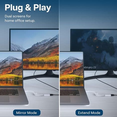 Thunderbolt 3 til Thunderbolt 2-adapter - Højhastighedsdata- og videokonvertering - Kompatibel med Mac macOS Sierra+ - 1 stk.