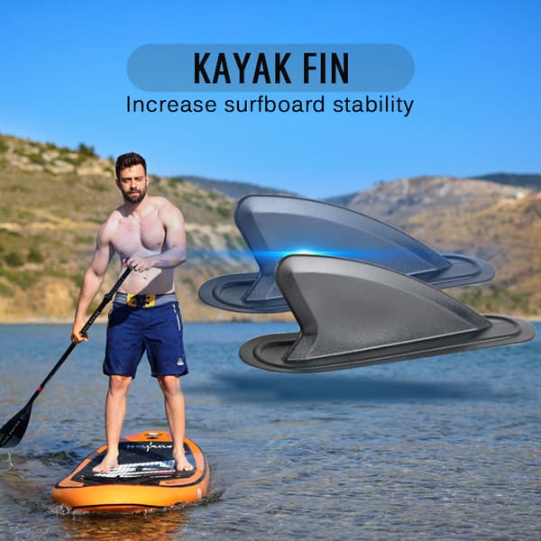Bakre sidfena för surfbräda, paddelbräda, kajak, kanot, roddbåt
