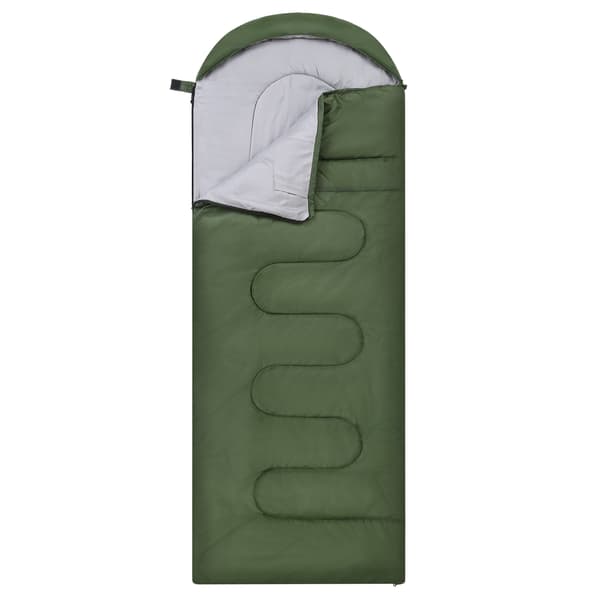 Varm, vandtæt sovepose til voksne, ideel til camping, backpacking og vinter.