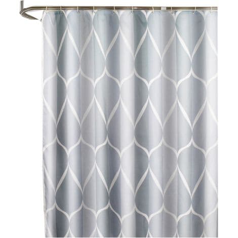 Bruseforhæng - 80x200 cm - Vandtæt, Skimmelresistent Polyester - Til Badeværelse - 1 Styk