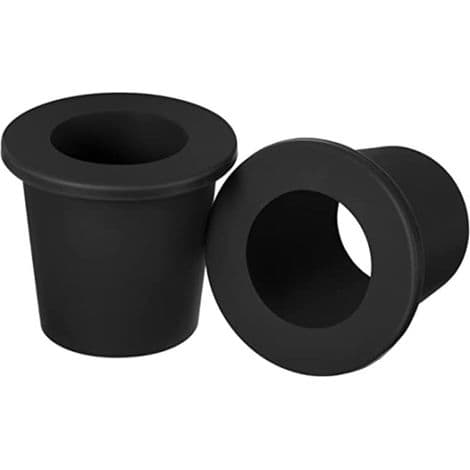 Ringprop til bordparaplyhul - Silikone stabilisator til paraplystang - Adapter til udendørsbord og pool - 2 stk.