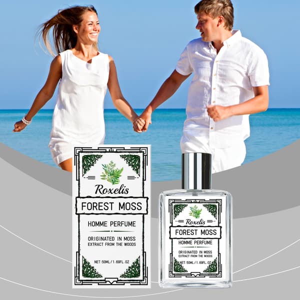 50 ml/låda Roxelis Herrparfym - Fresh Forest Cologne Träig Doft, Elegant, Mild, Långvarig, Charmig Herrdoft, Mild Typ