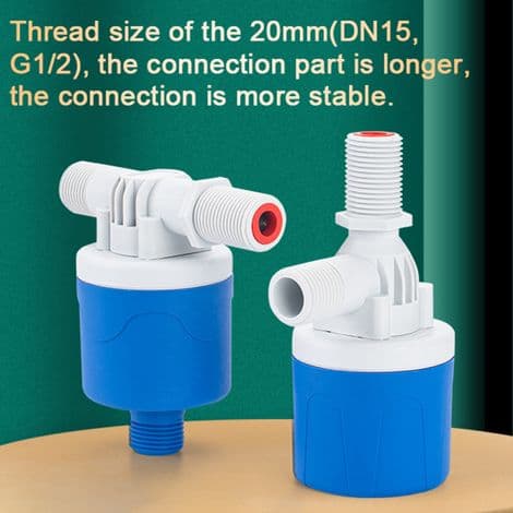 20 mm DN15 G1/2 flottørventil – Vanntank – Ideell for vanntårn. Automatisk