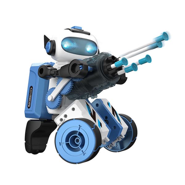 3-i-1 STEM Byggelegetøj, Programmeringsrobotter, Uddannelsesblokke, 220 dele til børn 8+