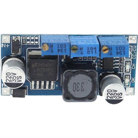 LM2596 justerbar DC-CV step-down strømforsyningsmodul for DC-DC LED-driver (ny)