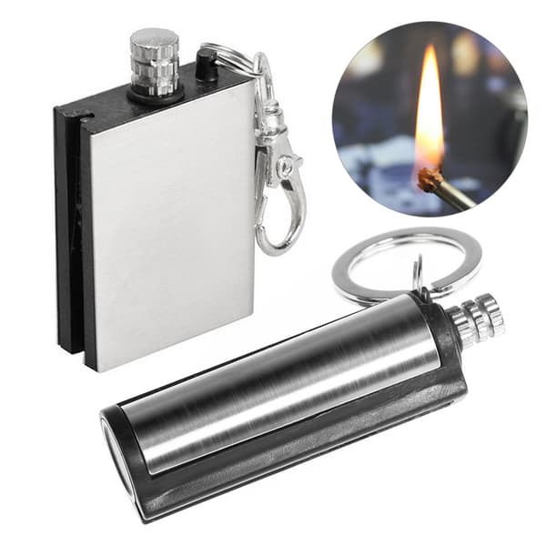 Pakke Jordnødde-lighter, Permanent Rustfri Stål Lighter til Camping, Nødsituationer og Overlevelse