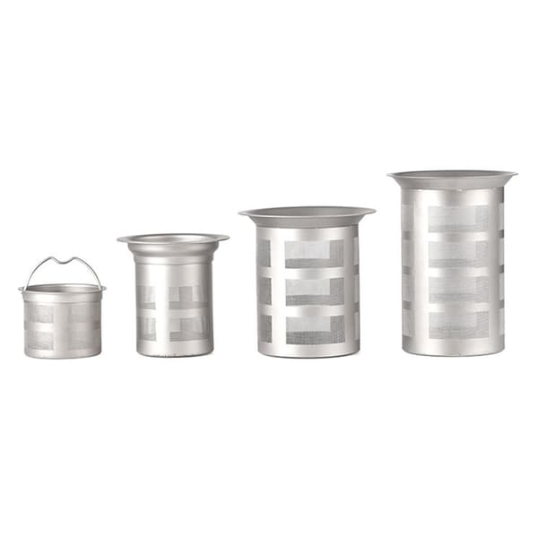 Te-infuser i titaniumnet til kedel, tekop, letvægts, rustfri, størrelser S/M/L/XL
