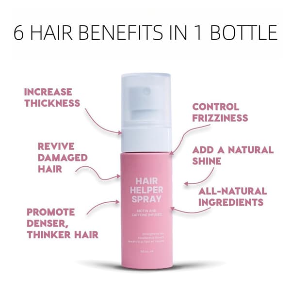Hair Helper Spray - Återfuktar och mjukgör torrt, skadat hår.