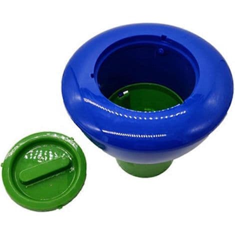 7-tums flytande klor-/bromtablettdispenser för pooler, spa, bubbelpooler och fontäner