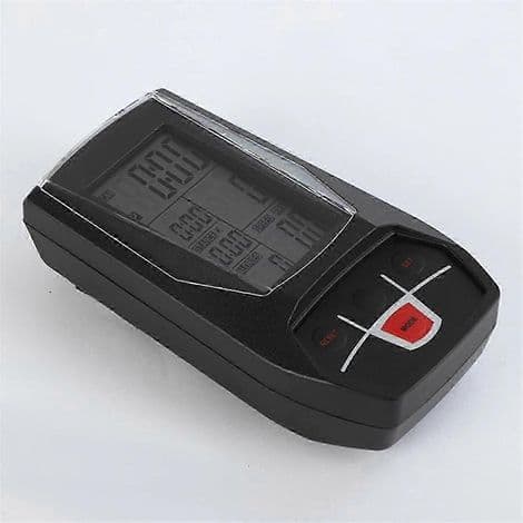 Kuntopyörän harjoitusmonitori LCD-näytöllä ja nopeusmittarilla