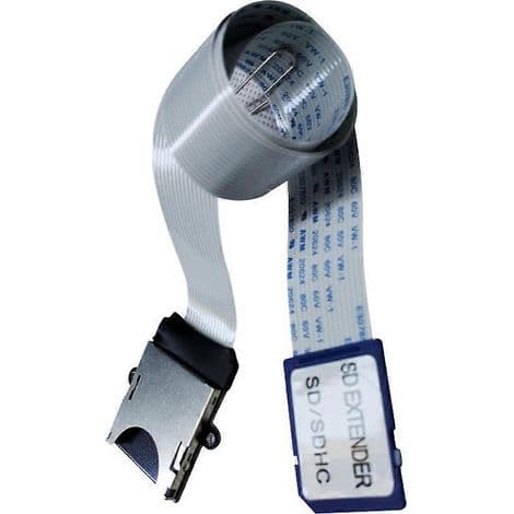 SD til SD-kort forlængerkabel. Kortlæseradapter. Fleksibelt Micro-SD til SD/SDHC/SDXC forlængerkabel.