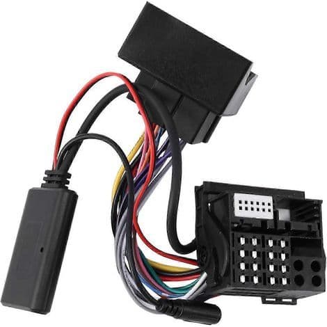 Bluetooth-adapterkit til bilradio. AUX-kabel og håndfrit sæt til BMW E60, E63, E90 og E91.
