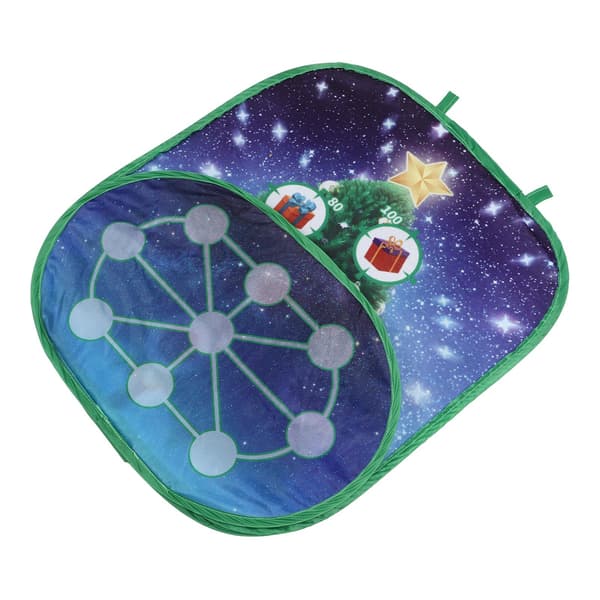 Sammenleggbart barnemål for kasting med sandsekker og selvklebende piler