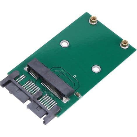 Mini PCI-E MSATA SSD - Micro-SATA 1,8 tuuman sovitinkortti