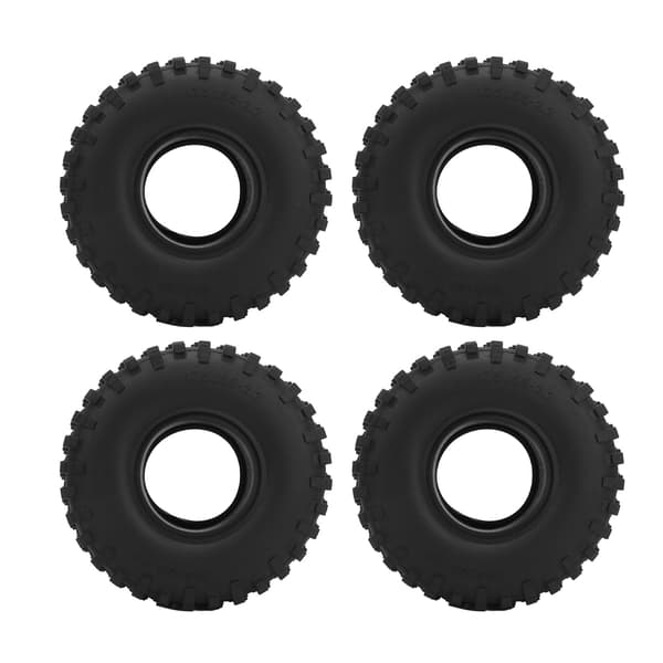 4 stk. bløde gummidæk 2,2 tommer til SCX10 1/10 RC Crawler hjul dækudskiftning