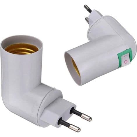 E27 til PP-E27 LED-fatningsadapter