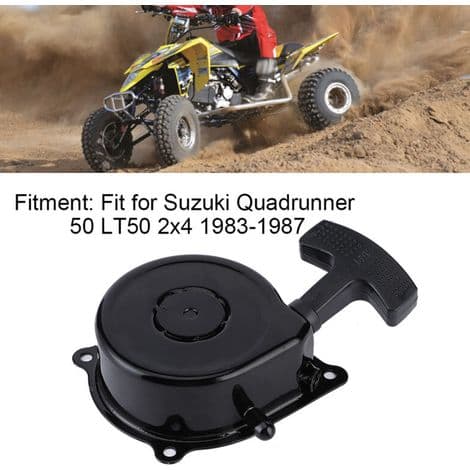 Dragstartare - Aluminiumlegering - För Suzuki Quadrunner 50 LT50 2x4 1983-1987 - 1-pack