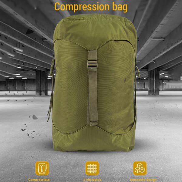 Kraftig 36L Nylon Kompressionspose til Sovepose, 210D, til Camping og Bjergbestigning