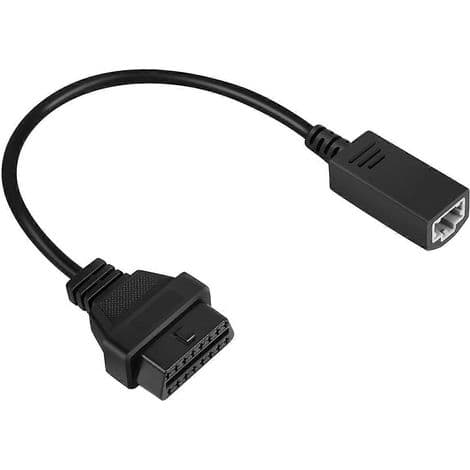 OBD2-kabel til Honda. 3-bens OBD1-adapter. OBD2 OBDII til Honda. 3-bens til 16-bens kompatibel stik.