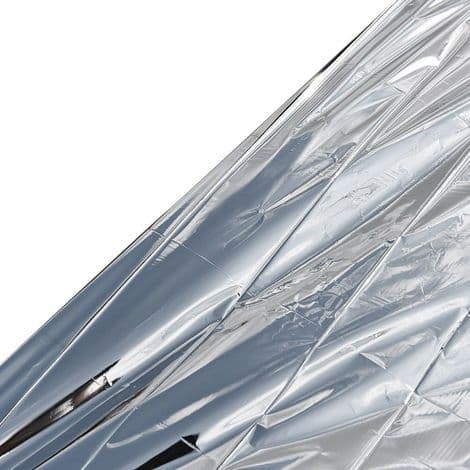 Mylar Nøddeppe - 213 x 132 cm - Til Udendørs Overlevelse og Redning - 4 Stykker