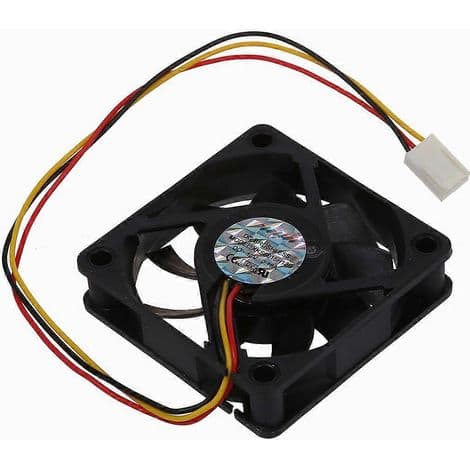 CPU-kølerblæser til 60 x 60 mm radiator - Sort