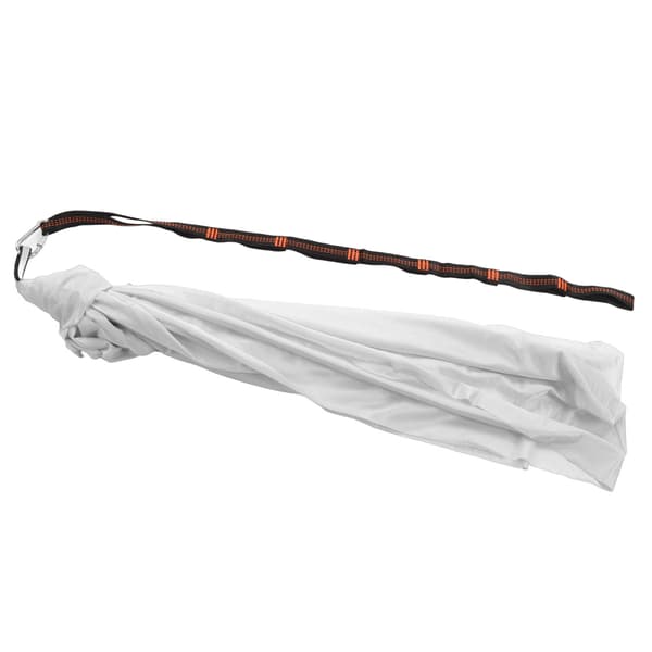 Elastisk hängmatta för barn, bekväm polyester, sensorisk hängmatta för yoga inomhus och utomhus, silver/grå