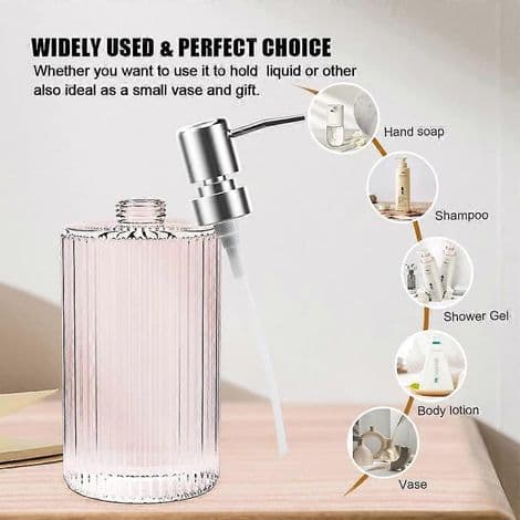Multifunktionell flytande lotion/tvåldispenser (set om 3) med pump