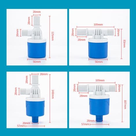 20 mm DN15 G1/2 flottørventil – Vanntank – Ideell for vanntårn. Automatisk