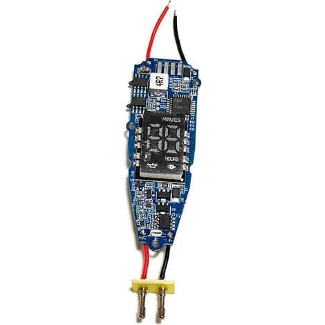 Printplade (PCB) til JRL 2020C professionel hårklipper: printplade, chips og komponenter.