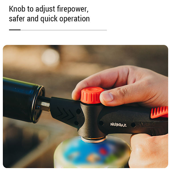 Hög effekt 3500W eldkastare för camping BBQ bärbar eldstarter utomhusverktyg