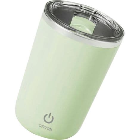 350 ml automatisk magnetisk kaffekrus. Vaskbart. Med indvendig foring af rustfrit stål til mælk.
