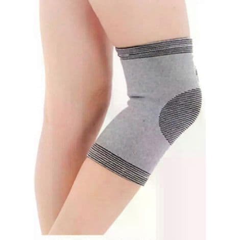 Par elastiske knæbandager. Knæstøtte. Støtteærme til gigt og benskader. Elastisk ankelbandage. Ankelstøtte.